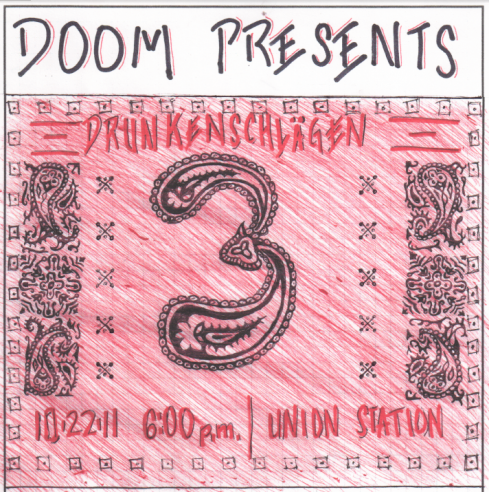 Doom Presents alleycat, 6PM, Union Station